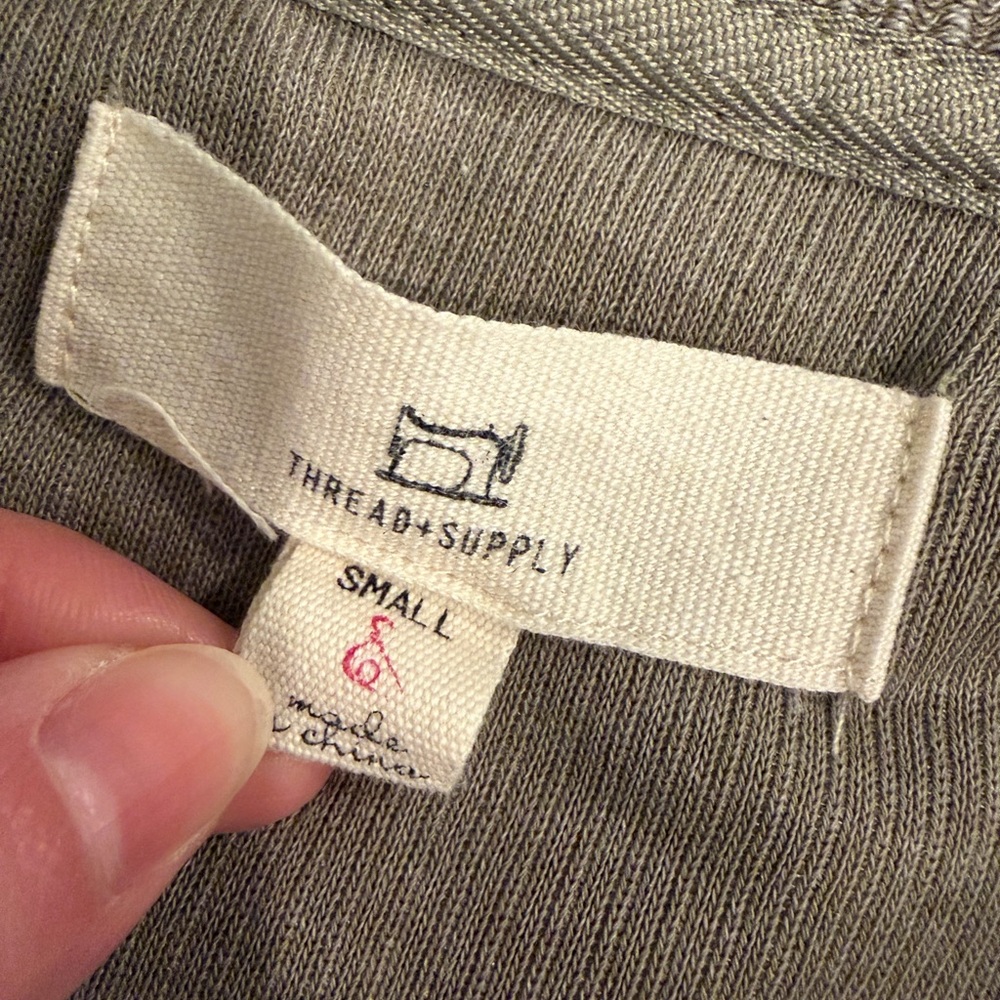 Thread & Supply Oversized Button-Down Shirt - image 2